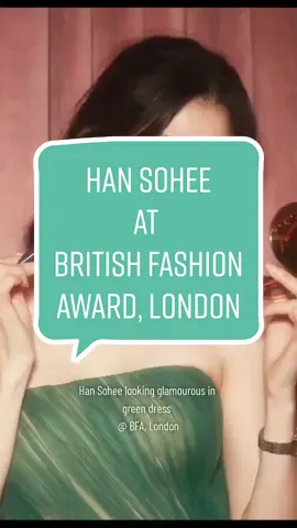 finally not a black/white on red carpet! Shes soo beautiful and gorgeous like a royal princess #hansohee #britishfashionawards #britishfashioncouncil #charlottetilbury 