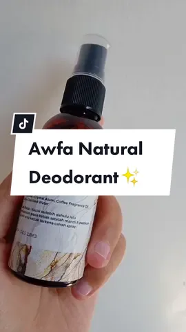 Deodorant wangi yang bikin bau badan ilang😻✨  #awfadeodorant #awfanaturaldeodorant #deodorantviral #deodorantspray #fyp #fypage 