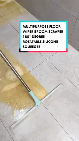 #MULTIPURPOSE #FLOOR #WIPER #BROOM SCRAPER 180° DEGREE ROTATABLE SILICONE SQUEEGEE #Magic #Easy #Senang #Tiktok #Shop 