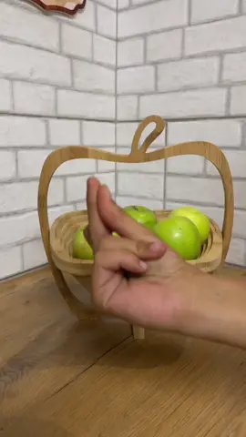 Multi-use bamboo fruit basket and cooking pot stand 🍏🥘   #multiuse #fruitsbasket #potstand  