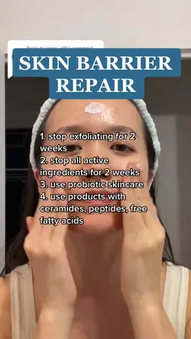 Replying to @jenae_a16 tips to repair your skin barrier! Remember to heal your skin barrier before treating acne! #skinbarrier #skinbarrierrepair #damagedskinbarrier #acneprone #acnetips #skinbarriertips #skinbarrierrescue 