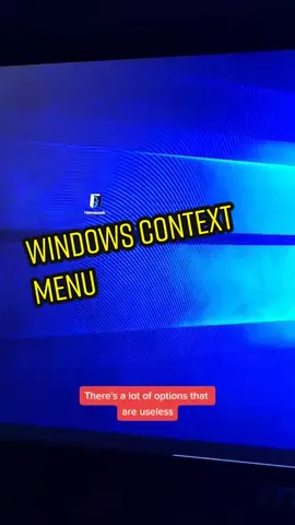 Wonder how to remove these options? 🤔 #windows #manage #context #menu #fy #fyp 