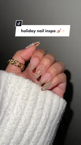 Day 3 of holiday nail inspo with sparkly reflective gel 🎁💅🏼✨ #holidaynails #winternails #christmasnails