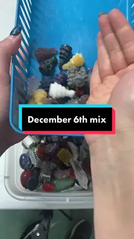 Our “Christmas mix” is available on our Etsy now! We do guarantee an Opal OR Moldavite in this mix!🥳 #mysterycrystals #mystery #crystals #crystaltok #crystalshop