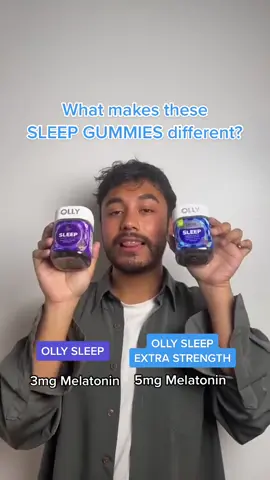Snoozing soundly with OLLY Sleep and Extra Strength Sleep gummies 😴 #ollywellness #supplements #sleep #sleeptok 