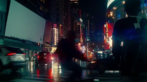 times square 2077 #nyc #cinematic #rainaesthetic #nightaesthetic #cyberpunk #neon #rain #filmtok #cinematography 