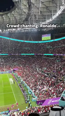 Cr7 goat🐐 fans are crazy when Cr7 come to the ground for last 20 minutes ❤️❤️... #cr7 #cr7cristianoronaldo #cr7fans #christainoronaldo #ronaldo #pourtgal🇵🇹 #pourtgal #fifa2022qatar🇶🇦 #fifa #fifa22 #football #footballtiktok #footballedit #footballvideo #footballskills #foryou #foryoupage #foryou #peace #crazyfans 