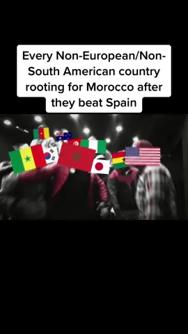 We’ve gotta unite behind Morocco!! #edit #fyp #foryou #xyzbca #meme #usa #morocco #morocco🇲🇦 #worldcup #japan #ghana #nigeria #africa #senegal #spain #europe #Soccer #football 