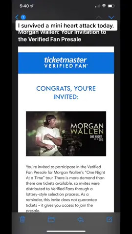 It’s the best Christmas present I could have asked for. #morganwallen #morganwallentickets #merrychristmas 