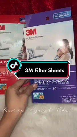 If may Allergy Rhinitis, Asthma at may baby ka na must have na meron kang 3M Filter Sheets sa Aircon Filter nyo. ✅Sarap sa pakiramdam na alam mong malinis ang hangin na umiikot sa kwarto niyo✅💯L!nk in bio #CleanTheAir  #3MACFilterPh #fyp