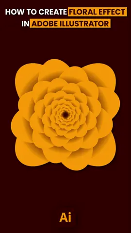 How to create floral effect in adobe illustrator? . . . . #floraleffect #adobetutorials #illustratortuts #newtricks #changecolors #learnfromme #texteffecttutorial #illustratortutorial #keepcreatingstuff #tuts #illustratortutorials #designtrick #spiraleffect #effects #photoshoptricks #designtrends2022 #trendingdesigns #2023trends #becreative 