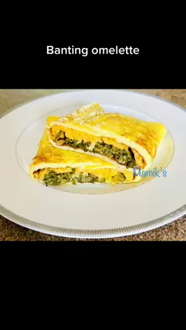 All you need is eggs, cooked spinach and cheese #banting #bantingmeal #bantinglifestyle #fyp