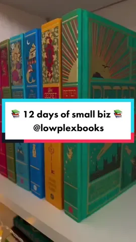 🎊 Discover a whole new world for the 8th day of small business with a gorgeous book collection from @lowplexbooks  📚🤓 #12DaysOfSmallBiz #BookTok #ShopSmall #ShopSmallOnTikTok #TikTokMadeMeBuyIt 