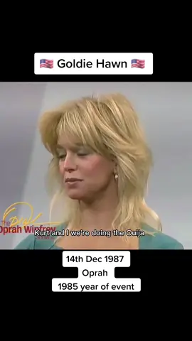 Goldie Hawn Message From Beyond #fyp #goldiehawn #story  #oprah  #1987 #tv #weird #crazystory #foryou #kurtrussell 