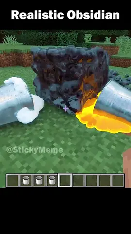 Super Realistic Minecraft Obsidian #Minecraft #gaming #minecrafthacks #minecraftbedrock #minecraftjava #fyp #foryou #stickymeme