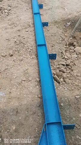 Proses pemasangan tiang gudang baja besi #karyausahabersama jombang 