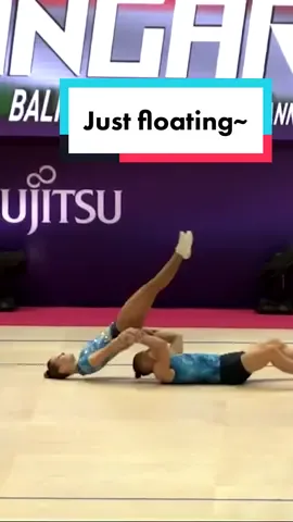 Nothing much, just floatin’ 🤗  #Aerobic #Gymnastics #Hungary 