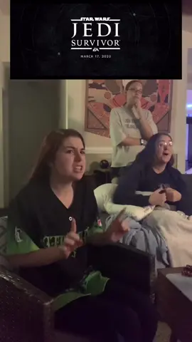 LET’S GO MARCH 17TH!!!! My Jedi: Survivor Trailer Reaction! (W/ @meighanv and @rinn_cosplays) I apologize for the endless screaming #thegameawards #jedisurvivor #calkestis #starwars 