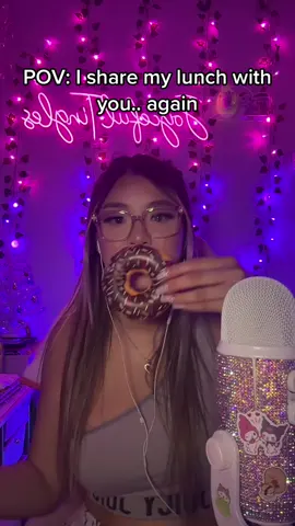 How was the donut?? 🍩 #asmr #asmrpov #asmrroleplay #asmrfood #asmrsquishy #asmrmouthsounds #satisfying #fyp 