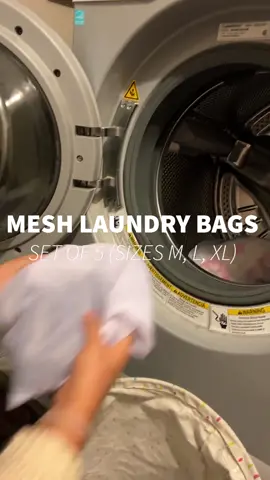 Mesh Laundry Bags #laundrybags #mesh #protectclothing #washclothing #washable #setof5 #amazonfinds #amazonmusthaves #commissionsearned 