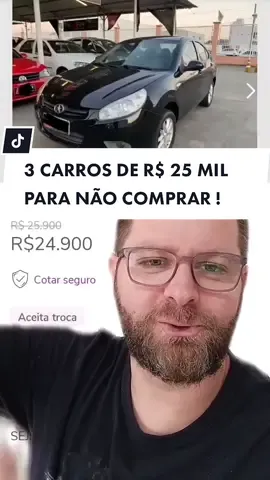 Carros para você não comprar na faixa dos R$ 25 mil! Cuidado com eles pois podem te levar a falência. #lucasfaccina #instagram #tiktok #carros #fypシ #AcreditaEVAI 