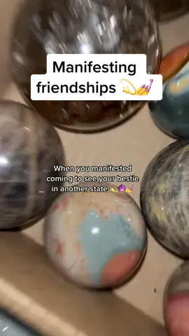 It’s about damn time 💫💅 @Crescent Beings Healing #crystalsoftiktok #crystalcollector #rarecrystals 