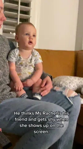 He loves Ms. Rachel #fyp @Ms Rachel #msrachel #babyboy #baby #cute 