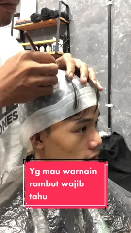 Bro yg mau warnain rambut nih wajib tahu, simak vidio nya sampe selsei #hairstyle #haircut #hairtutorial #haircolor #gayarambut #bogor #barbershop 