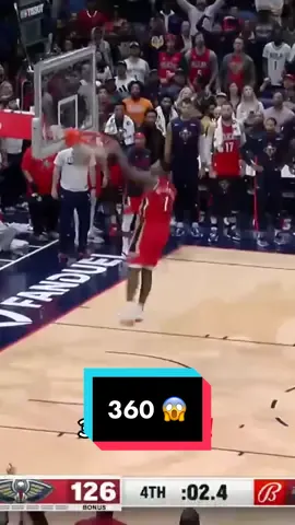 No words but … ZION 😤 #NBA #ZionWilliamson #360dunk #basketball #NewOrleansPelicans #Pelicans 