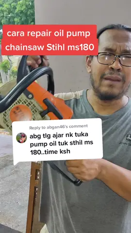 Replying to @abgan46  repair oil pump Stihl ms180 #chainsawman  #chainsawrepair  #stihlms180  #tuahrimbunenterprise 