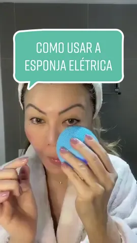 Simples, fácil e eficiente! 🥰 #esponjaeletrica #dicasdepele #dicasdebeleza #dicasdamargot 
