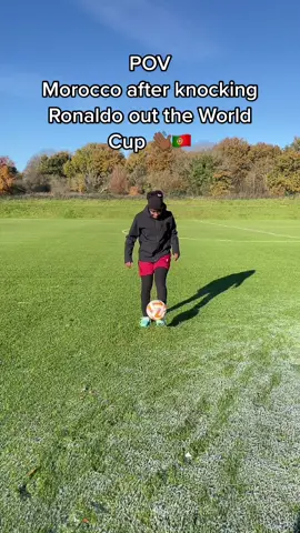 Damnnn! Portugal have been knocked out by Morocco! The “goat” couldn’t rescue his team #ronaldo #portugal #worldcup202 #football 