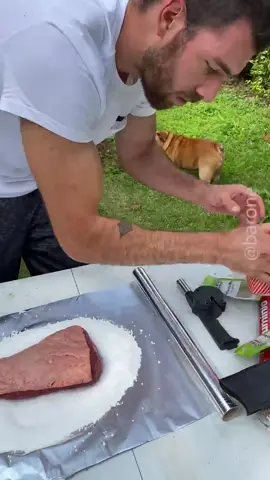 ELE ASSOU UMA PICANHA ENTERRADA EMBAIXO DA TERRA 😲#barone #teste #aliexpress #viral