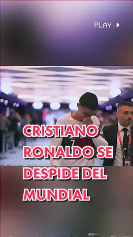 Las lágrimas de CRISTIANO RONALDO tras ser eliminado en su ÚLTIMO MUNDIAL 😭  #Cristiano #cristiano #cristianoronaldo #cristianollora #portugal #marruecos #fifaworldcup2022 