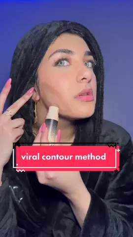 Trying this viral contour hack🤨 Ok- wasn’t expecting THAT stich with @lauren phillips💋 