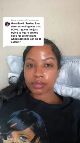 Replying to @lolagyal32 derms treat skin diseases & disorders while estheticians treat skin conditions🤍