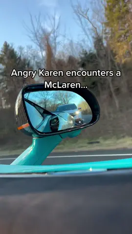 The flow of traffic was 70mph, she then slowed down to 20mph - She also threw something at the car, luckily it missed 🙏)