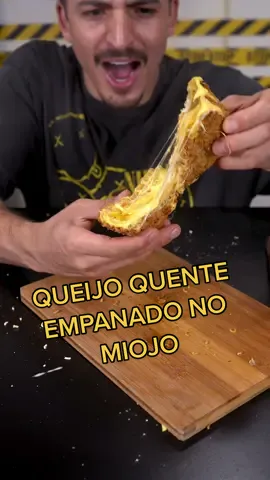 Queijo quente empanado no MIOJO?!😱