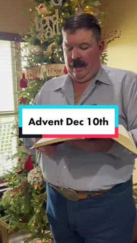 JOIN US FOR ADVENT! Dec 10th - Matthew 1:22-25 #Advent #Bar7Advent #AdventEarTags #Bar7AdventEartags #EartagOrnaments #KeepPrayin #KeepRanchin 