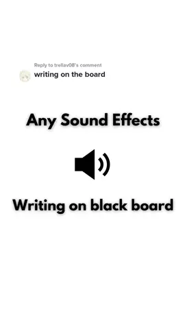 Replying to @trellav08 Sound Effect - Writing on black board #anysoundeffects #soundeffects #writingonboard #writing #writingvideos 