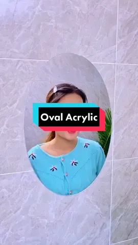 Oval Acrylic mirror