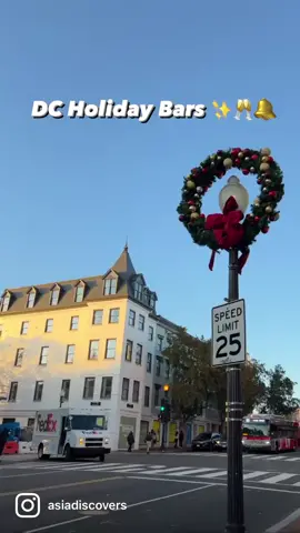 Favorite holiday bars in DC! 🥂🎁@WunderGartenDC @Death Punch @UrbanRoastDC @Dirty Habit Team #holidaypopup #holidaycocktail #miraclebarpopup #dcbarscene #dccocktailspot 