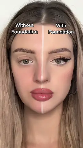 Left or right?🤎 Using @fablooxbeauty Cellglow Essence Cream 🤍   #leftorright #nomakeup #foundation #beforeandafter #ad #facemakeup 