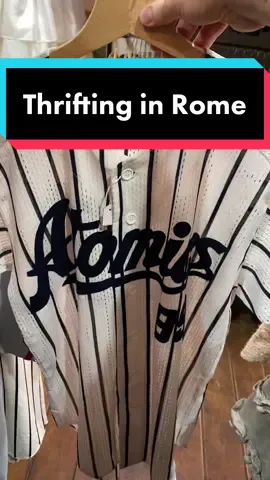 What are the thrift store like in Rome? Lets go looking for vintage and secondhand designer clothing! #fashionfyp #thriftingtok #fashiontok #vintageclothing #fashiontiktok 