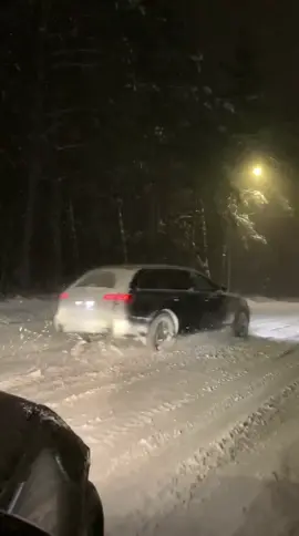 cold day in Ohio 🥶 #cartok #winter #quattro #snow #wagon #a6c6 #avant 