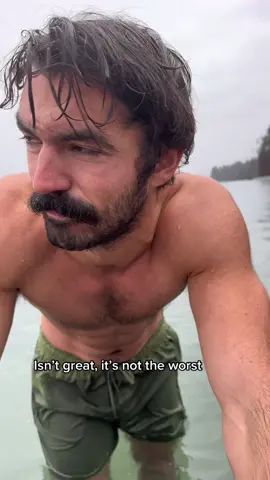 A man and his log #vancouver #polarplunge 