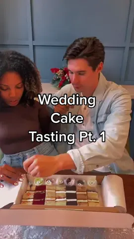 So many yummy cakes!!! My fiancé turned out to be a very tough cake critic for someone who doesn’t really eat cake 😂 🙃#weddingcaketasting #weddingcake #2023bride #2024bride #2023wedding #weddingplanning #dcbride #fiancé #weddingtiktok 
