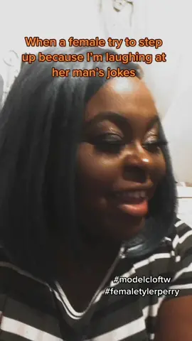 Sweetheart I just like to laugh but it can get real serious real quick 🤨 #femaletylerperry #modelcloftw #plussize #idontwantyourman 