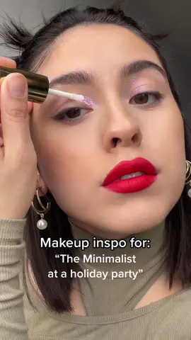Holiday party makeup inspo❄️ #minimalistmakeup  #holidaymakeuplook #wintermakeup #makeupinspo #rarebeautyhighlight  
