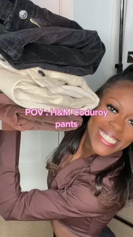girlllll run dont walk #fyp #hm #tryonhaul #corduroypants #fashion #funny 